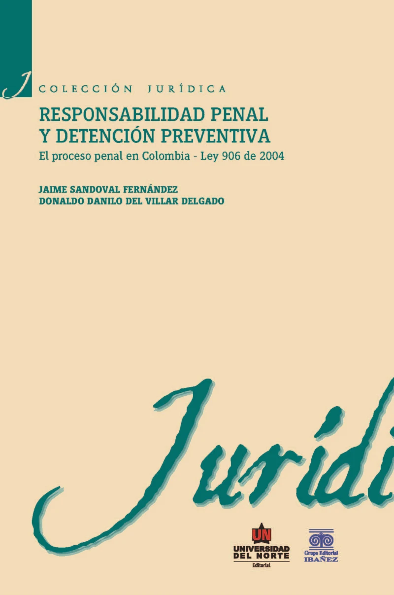Portada: Responsabilidad penal y detención preventiva