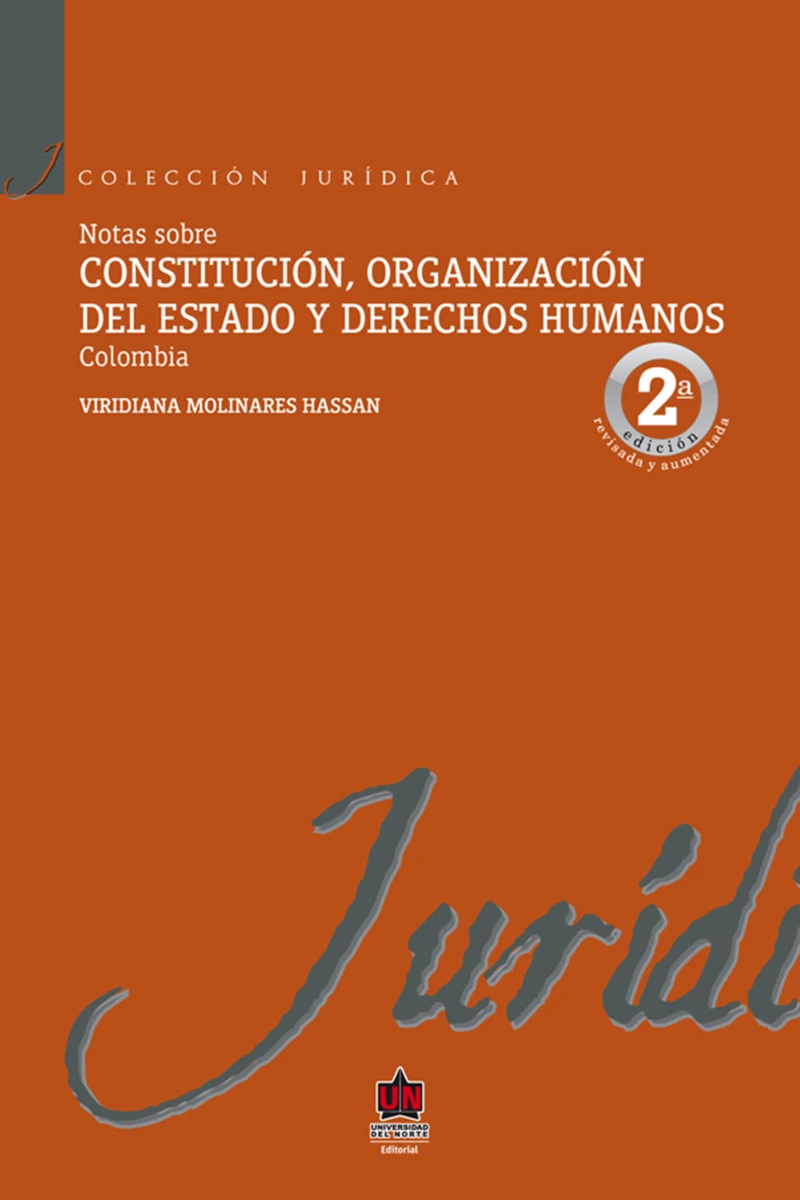 Portada: Notas sobre constitución, organización del estado y derechos humanos