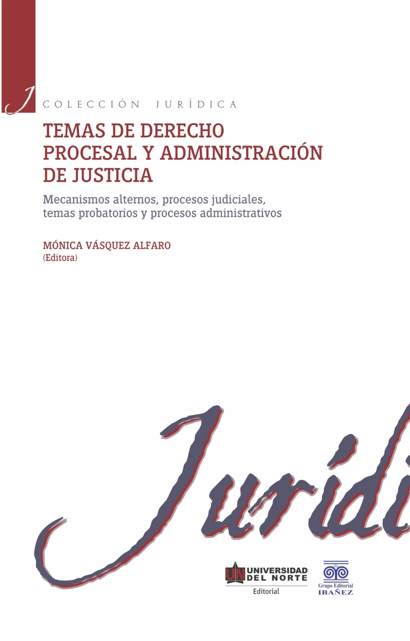 Portada: Temas de derecho procesal y administración de justicia II