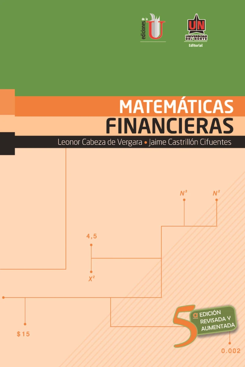 Portada: Matemáticas financieras 5a. Ed