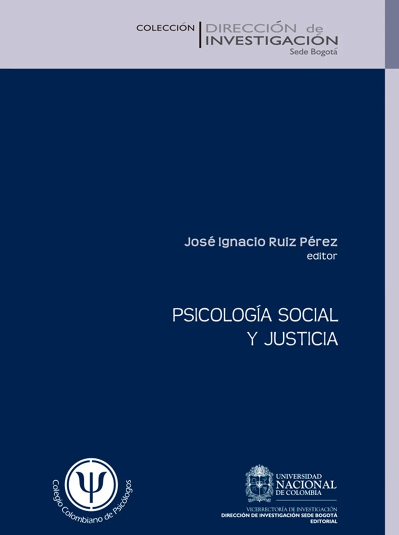 Portada: Psicología social y justicia