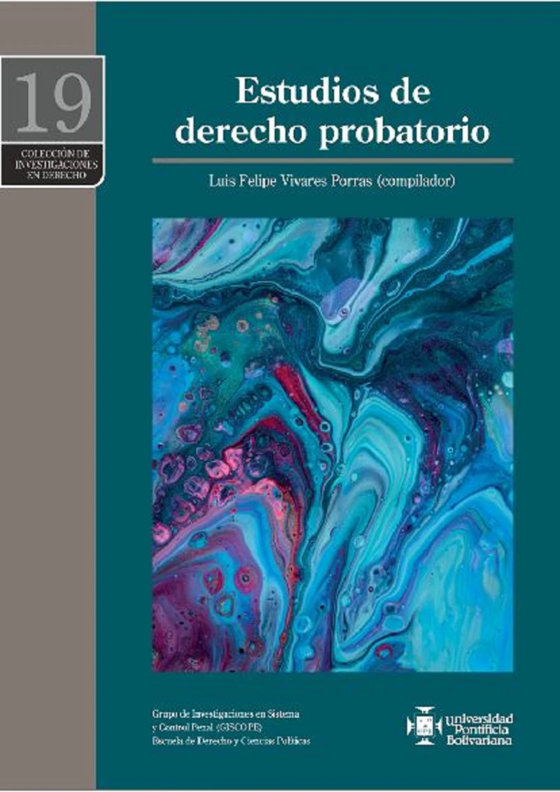 Portada: Estudios de derecho probatorio