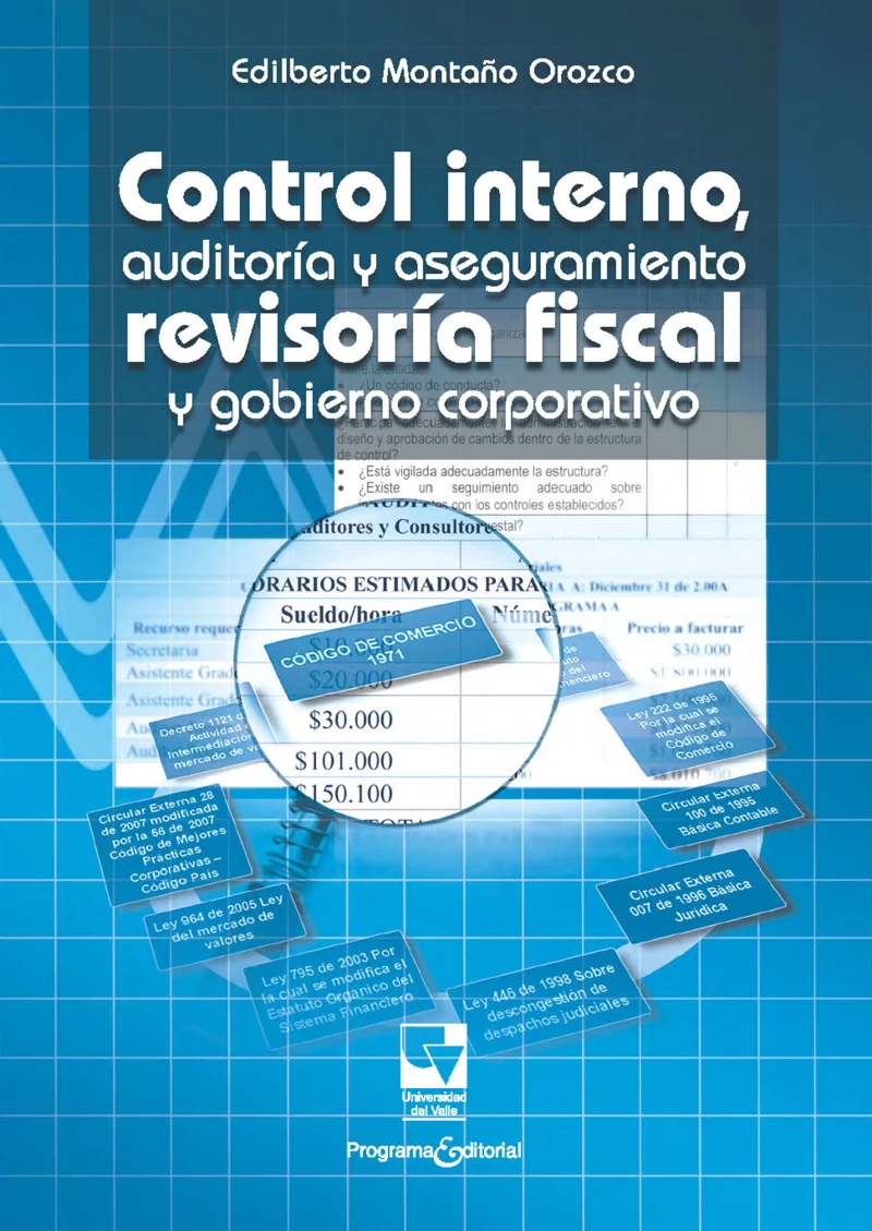Portada: Control interno, auditoría y aseguramiento, revisoría fiscal y gobierno corporativo