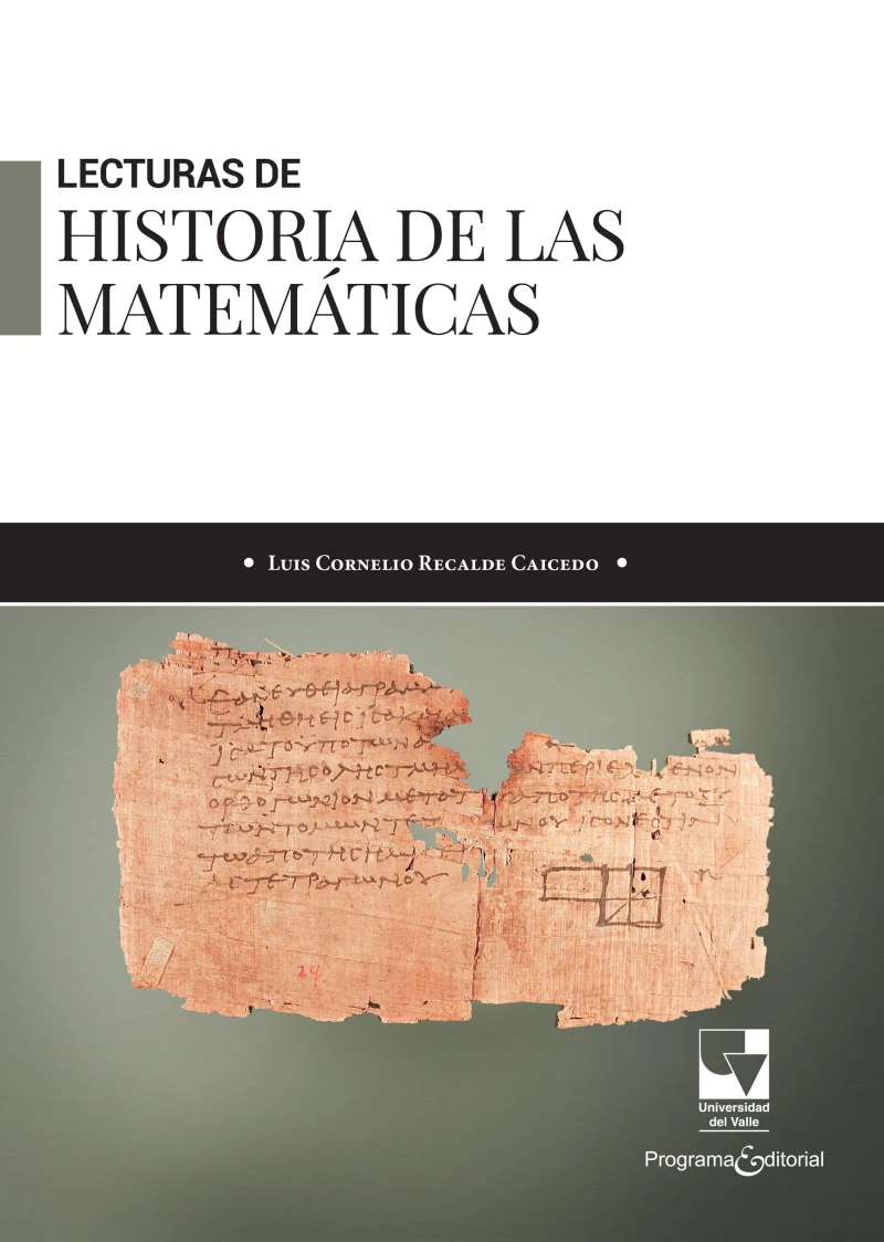Portada: Lecturas de historia de las matemáticas