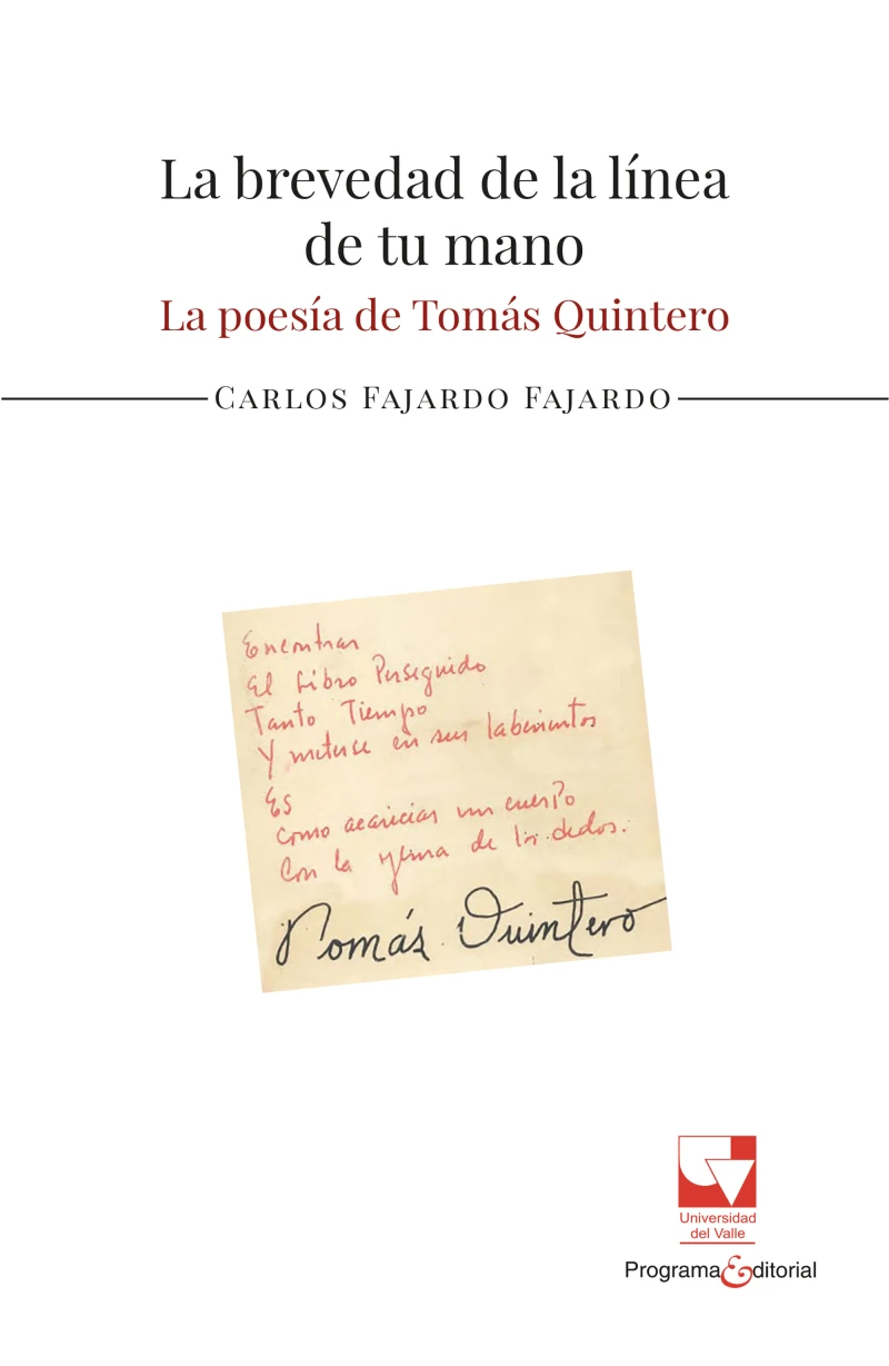 Portada: La brevedad de la línea de tu mano