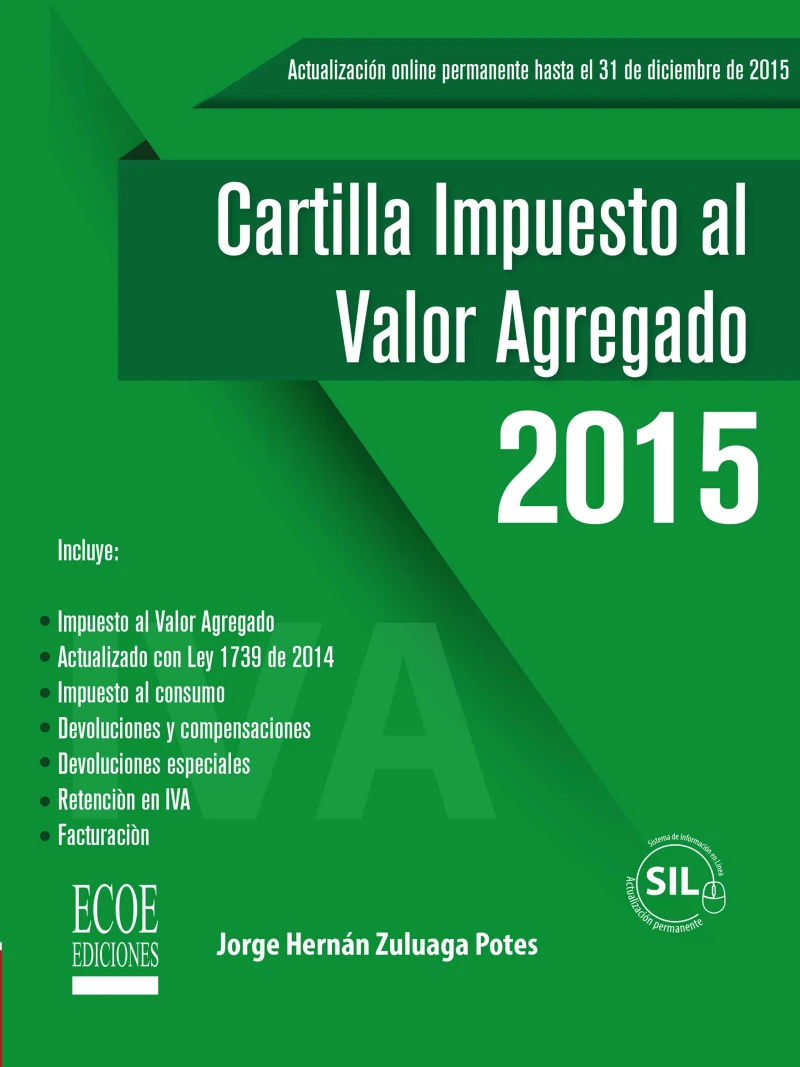 Portada: Cartilla impuesto al valor agregado 2015