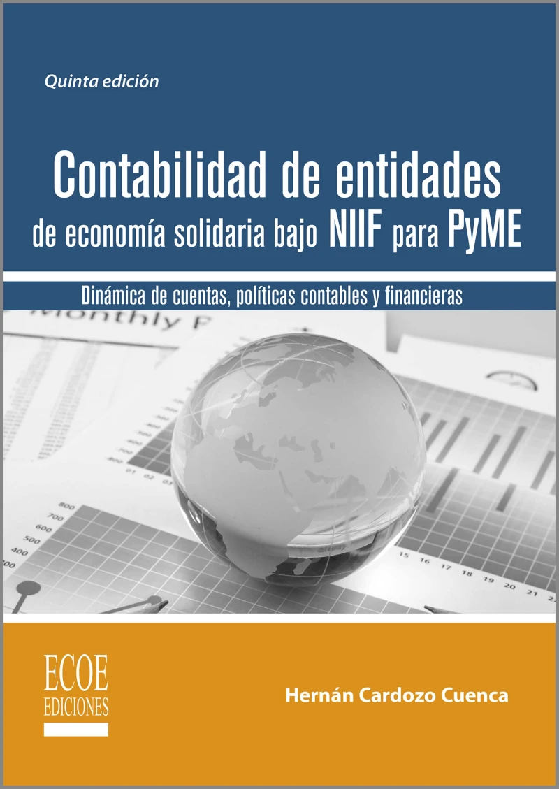 Portada: Contabilidad de entidades de economía solidaria bajo NIIF para PyME - 5ta edición