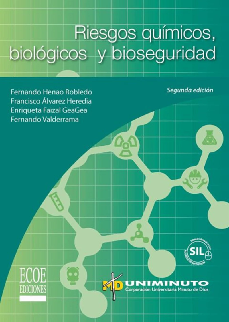 Portada: Riesgos químicos, biológicos y bioseguridad - 2da edición