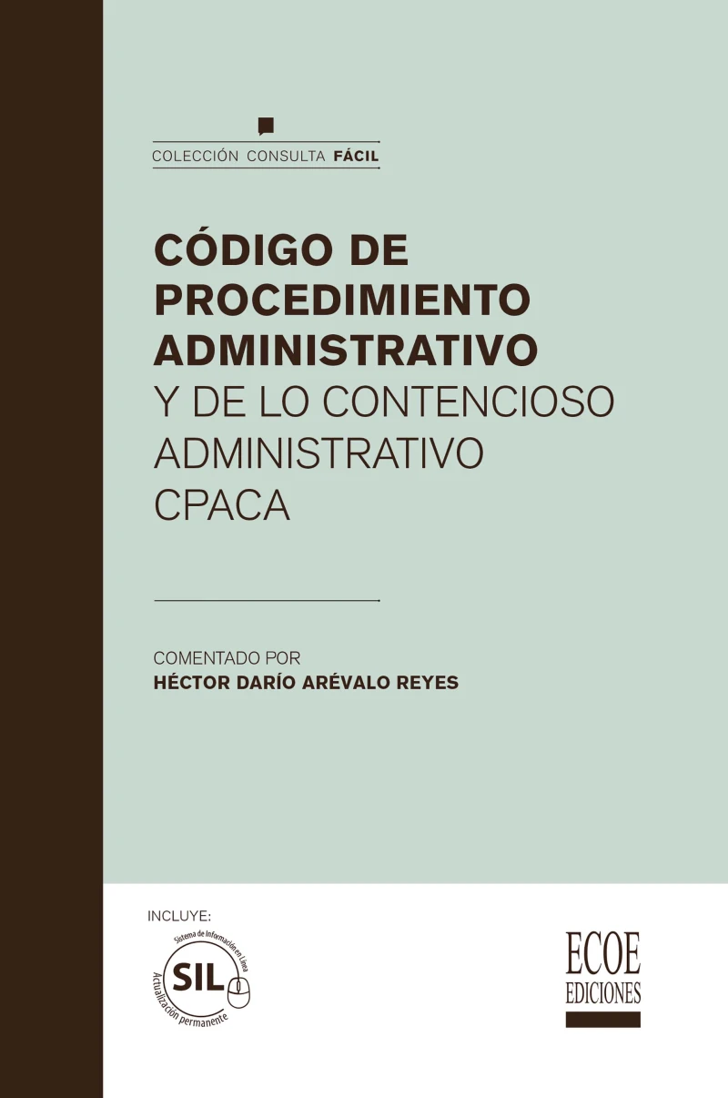 Portada: Código de procedimiento administrativo y de lo contencioso administrativo