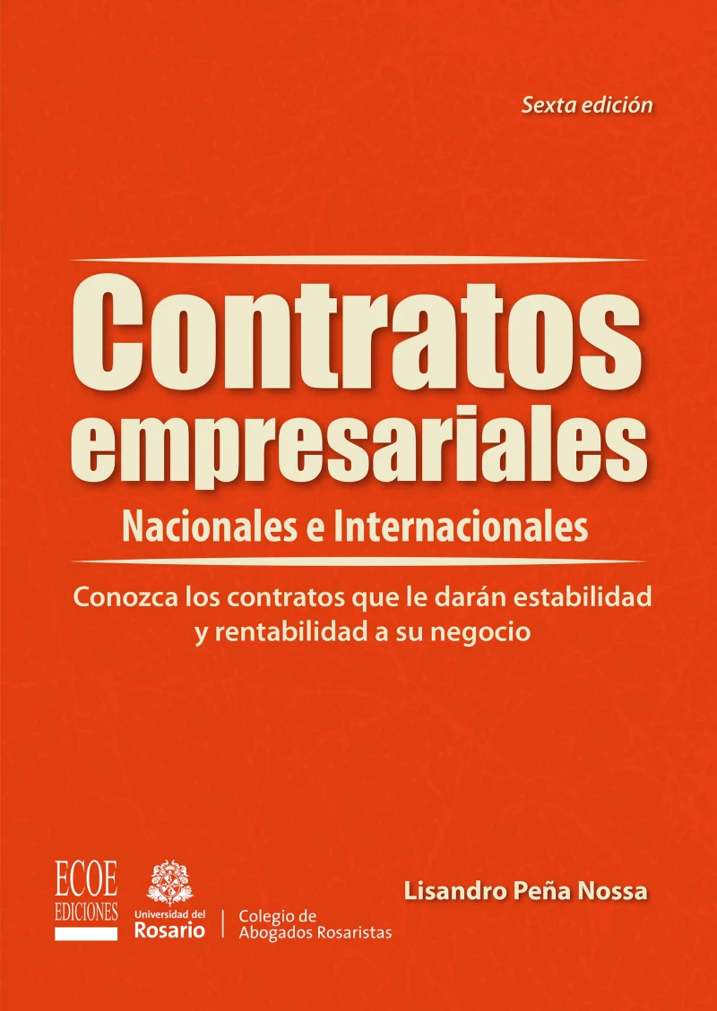 Portada: Contratos empresariales- 6ta edición