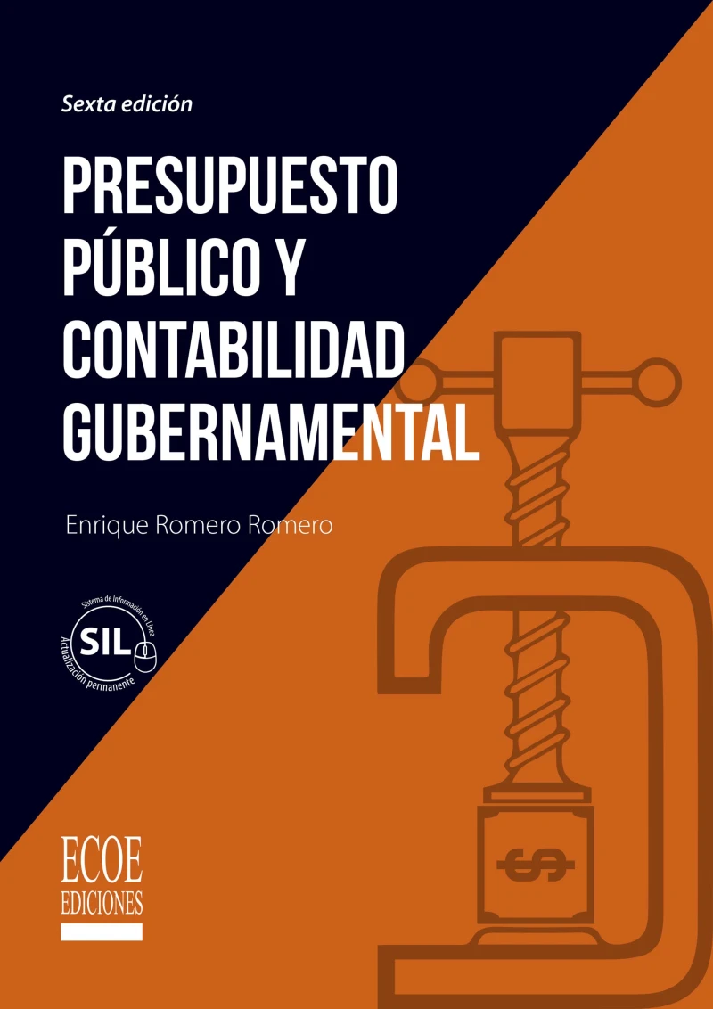 Portada: Presupuesto público y contabilidad gubernamental - 6ta edición