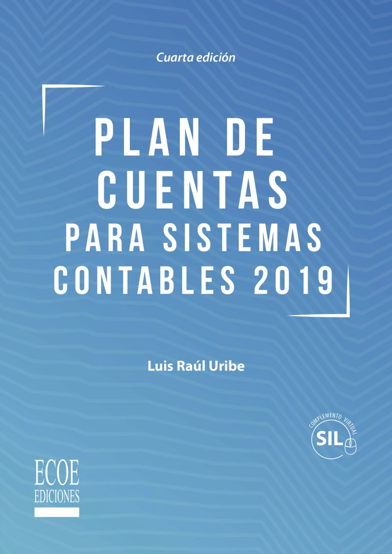 Portada: Plan de cuentas para sistemas contables 2019