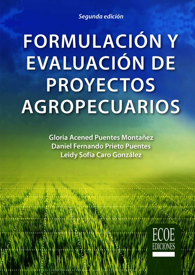 Portada: Formulación y evaluación de proyectos agropecuarios