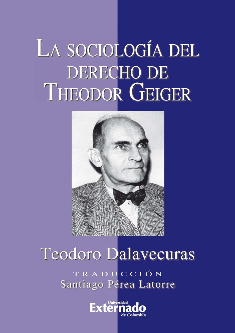 Portada: La sociología del derecho de Theodor Geiger