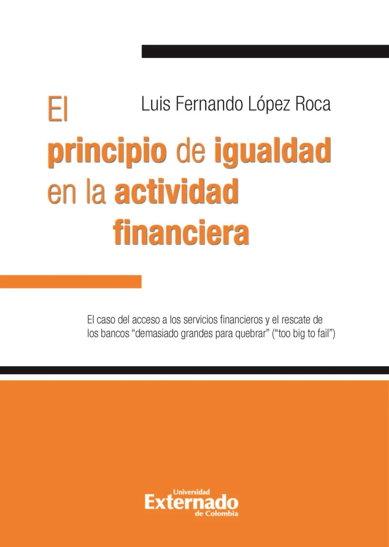 Portada: El principio de igualdad en la actividad financiera.