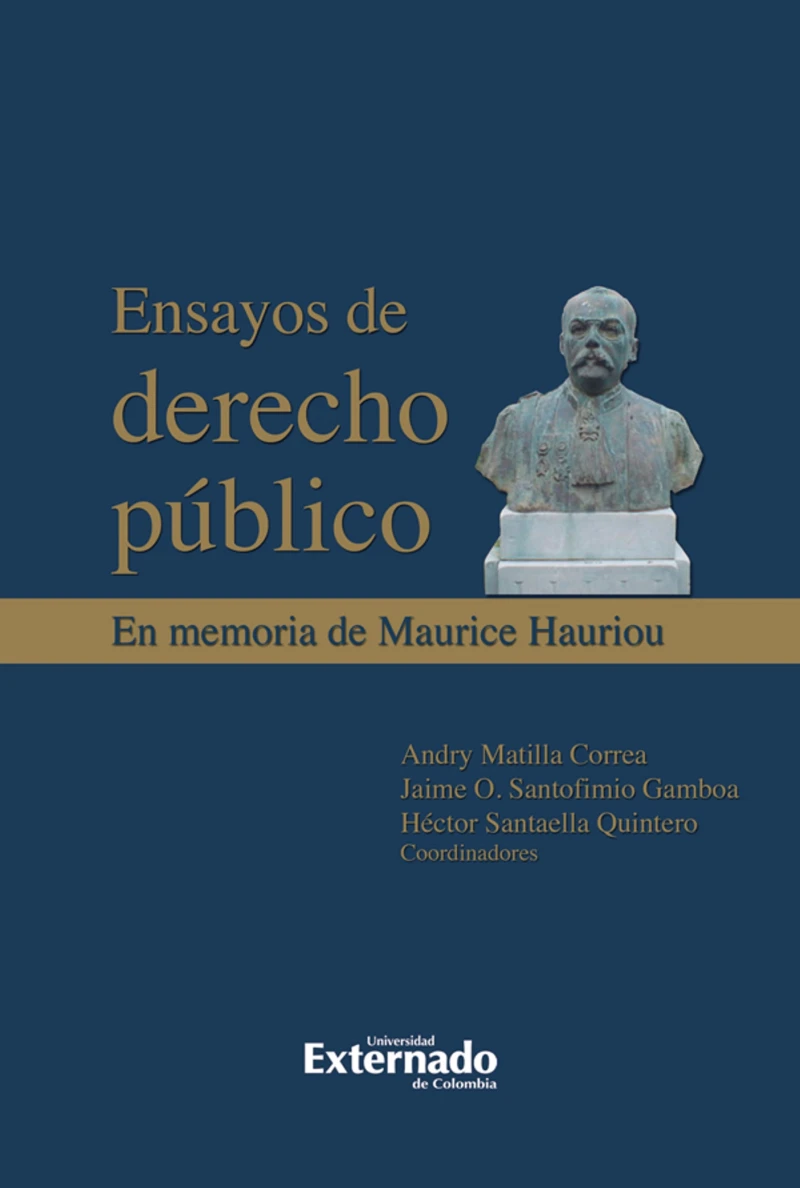 Portada: Ensayos de derecho público. En memoria de Maurice Haurior