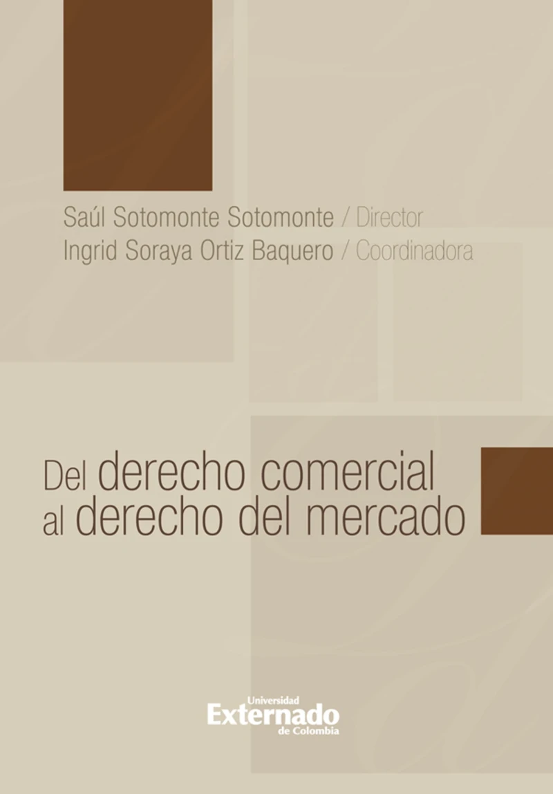 Portada: Del derecho comercial al derecho del mercado
