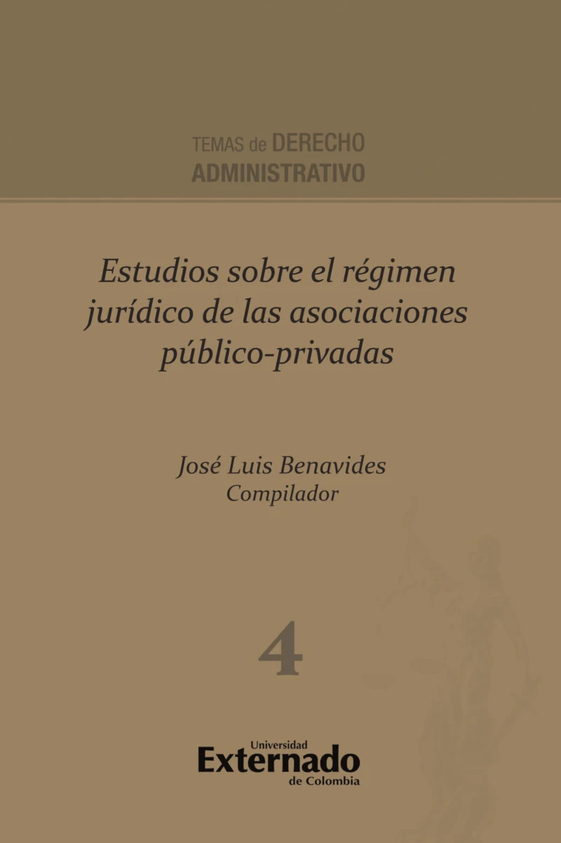 Portada: Estudios sobre el régimen jurídico de las asociaciones público-privadas