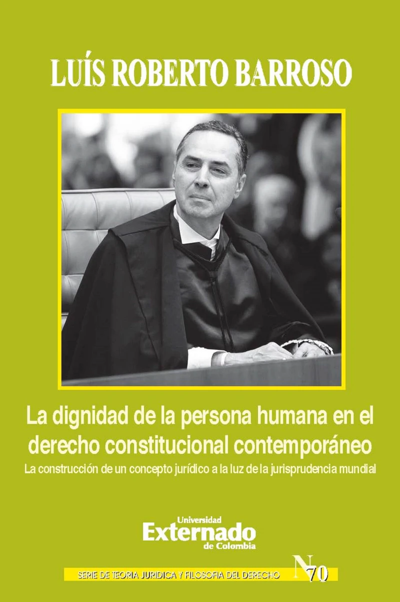 Portada: La dignidad de la persona humana en el derecho constitucional contemporáneo