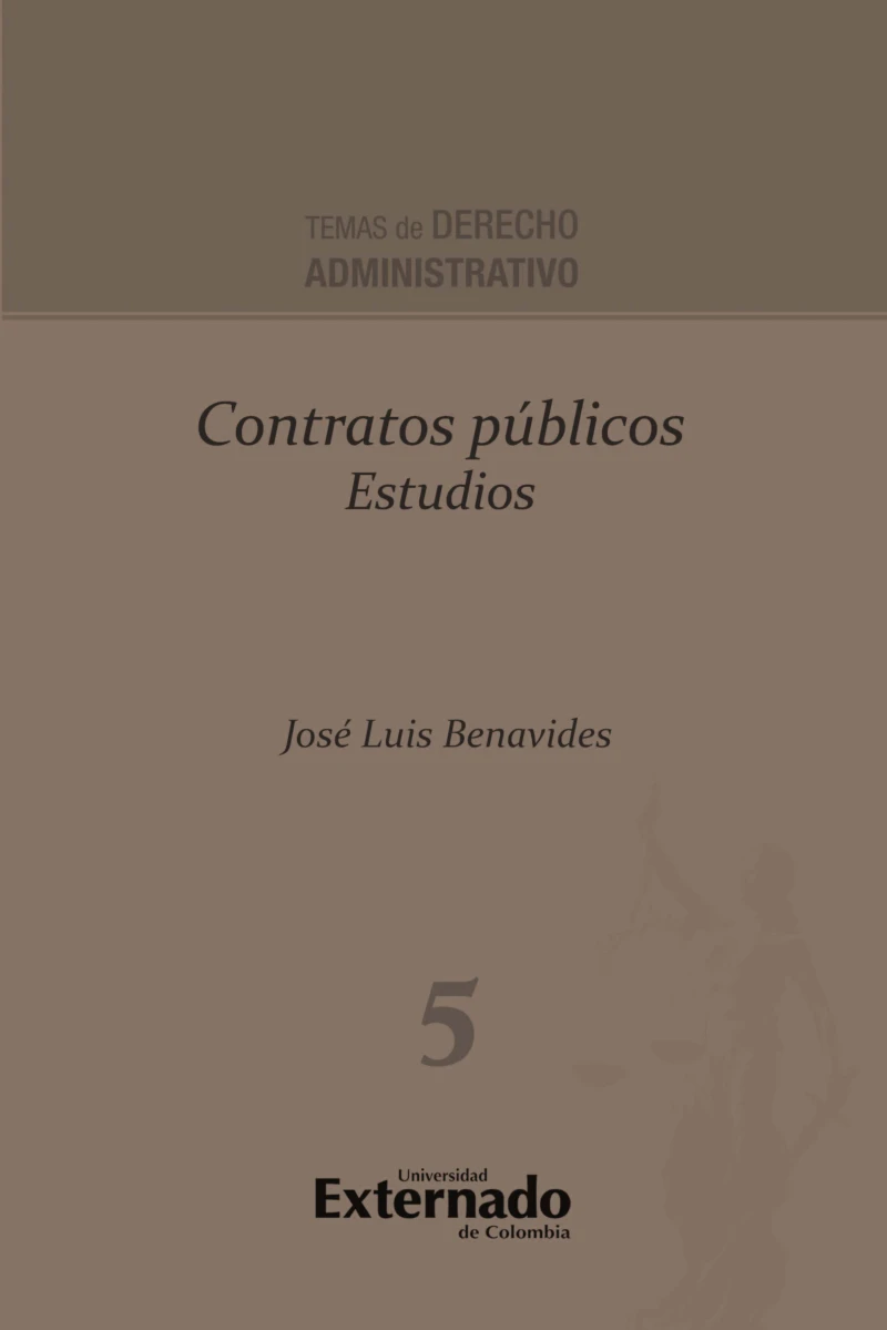 Portada: Contratos públicos Estudios