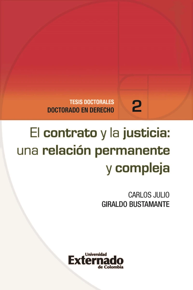 Portada: El contrato y la justicia: una relación permanente y compleja