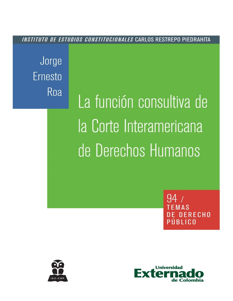 Portada: La función consultiva de la Corte Interamericana de Derechos Humanos