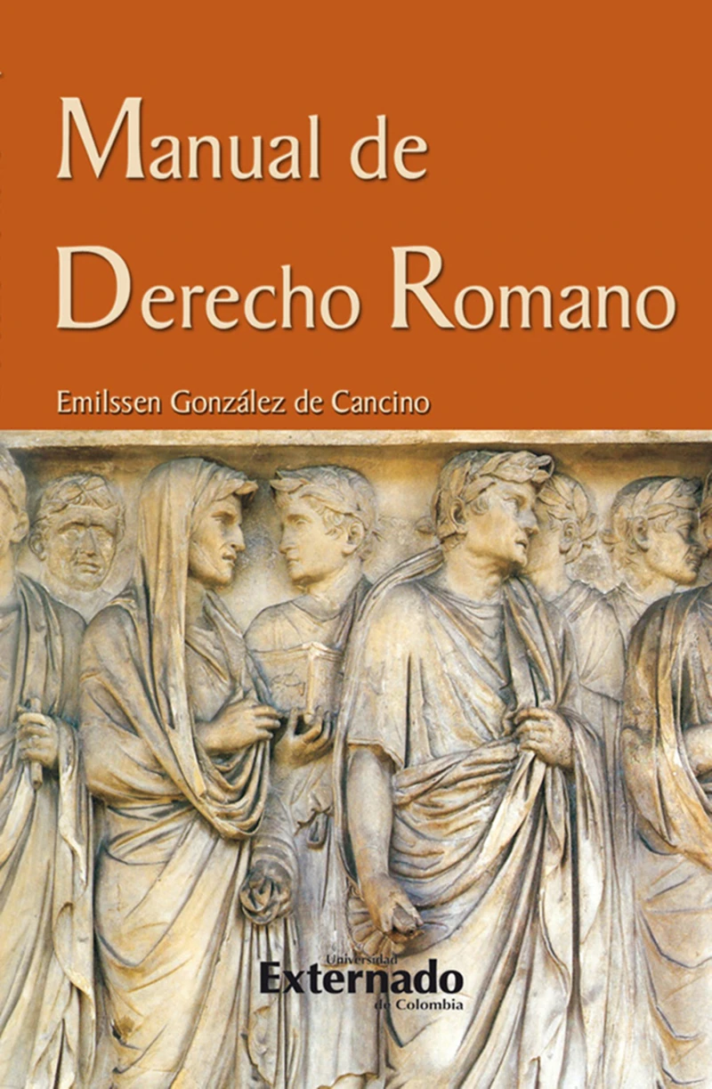 Portada: Manual de derecho romano