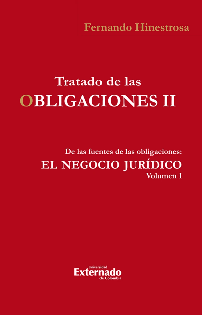Portada: Tratado de las obligaciones II
