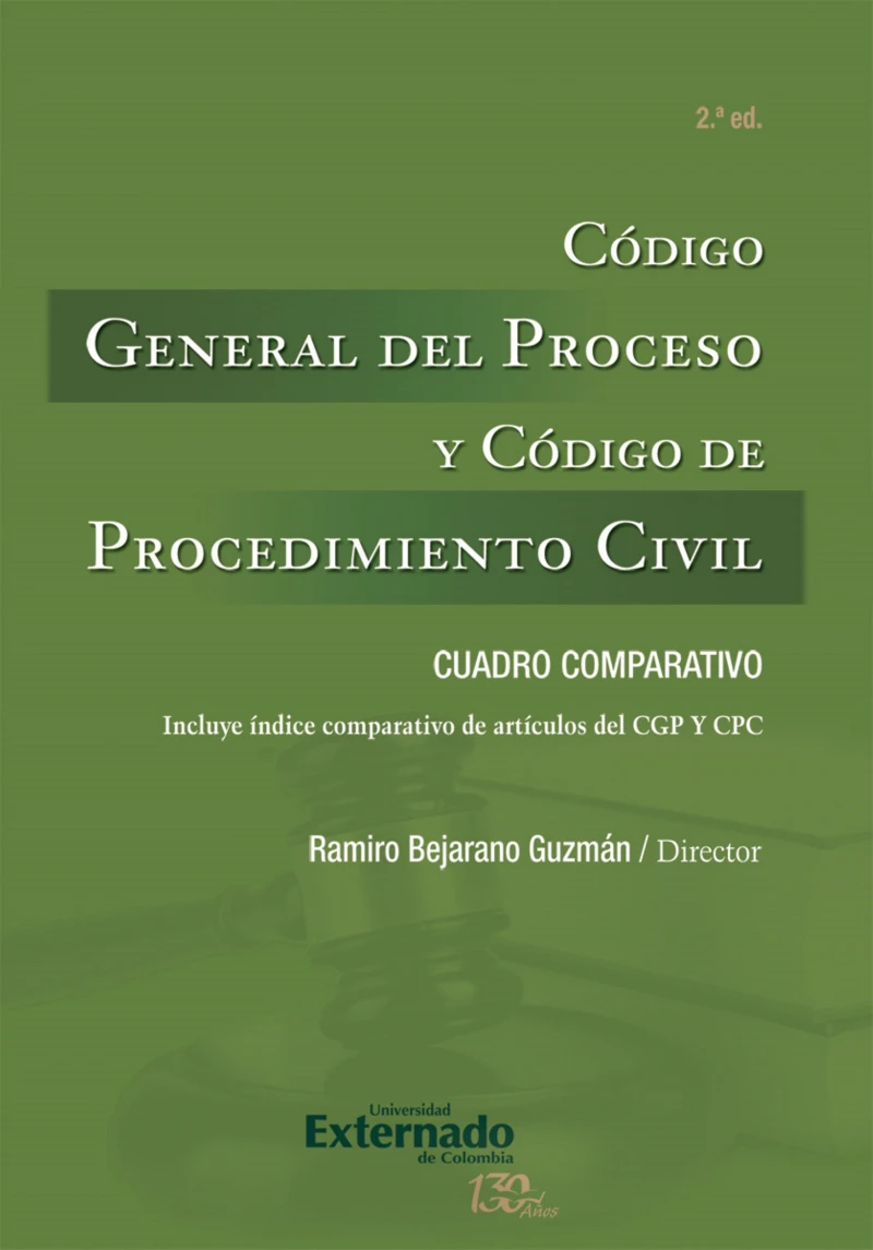 Portada: Código General del Proceso y Código de Procedimiento Civil
