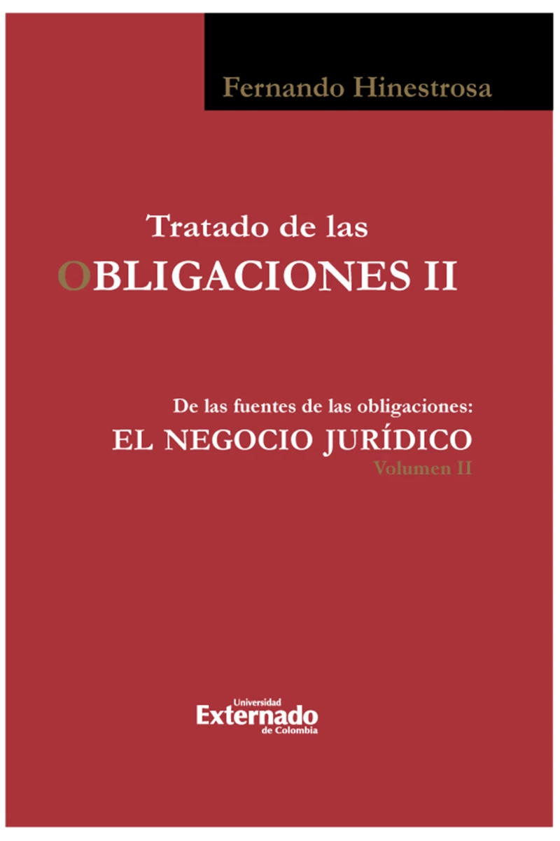 Portada: Tratado de las Obligaciones II