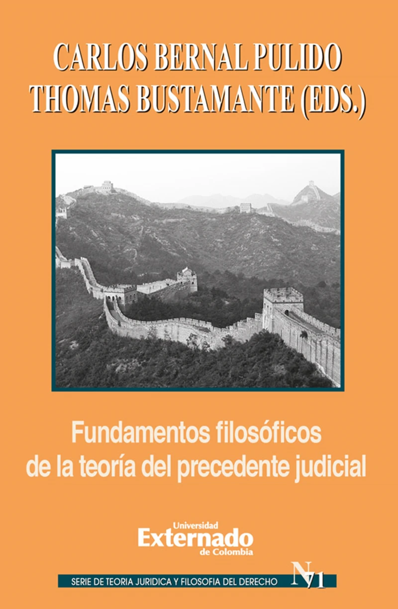 Portada: Fundamentos filosóficos de la teoría del precedente judicial