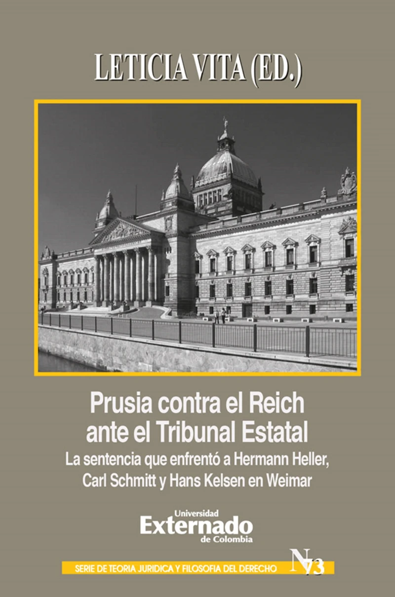 Portada: Prusia contra el Reich ante el Tribunal Estatal