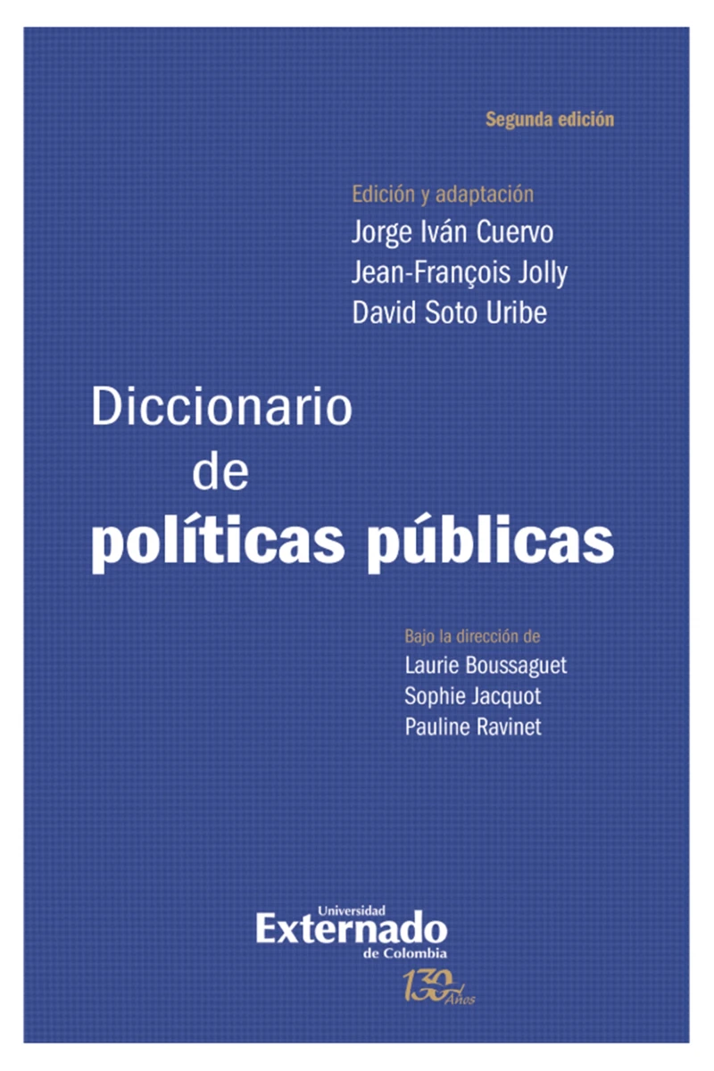 Portada: Diccionario de políticas públicas. 2a edición