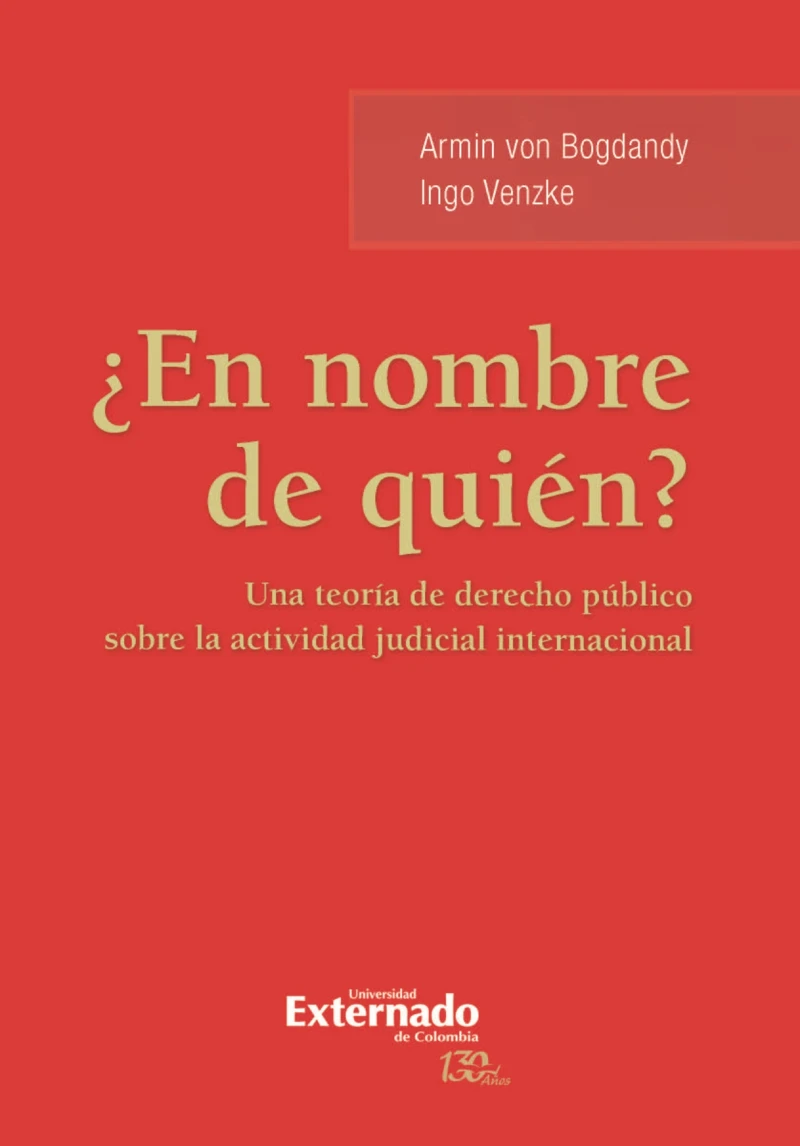 Portada: ¿En nombre de quién?