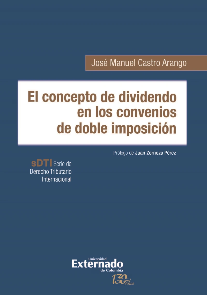 Portada: El concepto de dividendo en los convenios de doble imposición