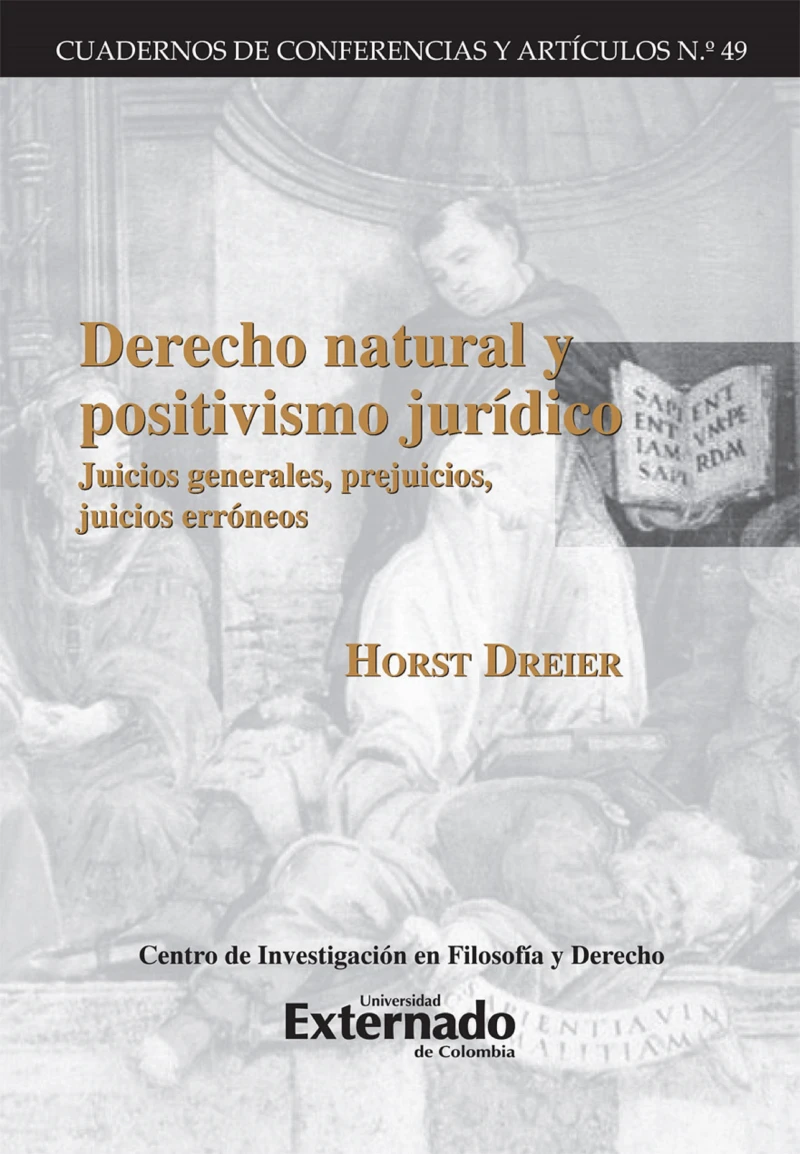 Portada: Derecho natural y positivismo juridico