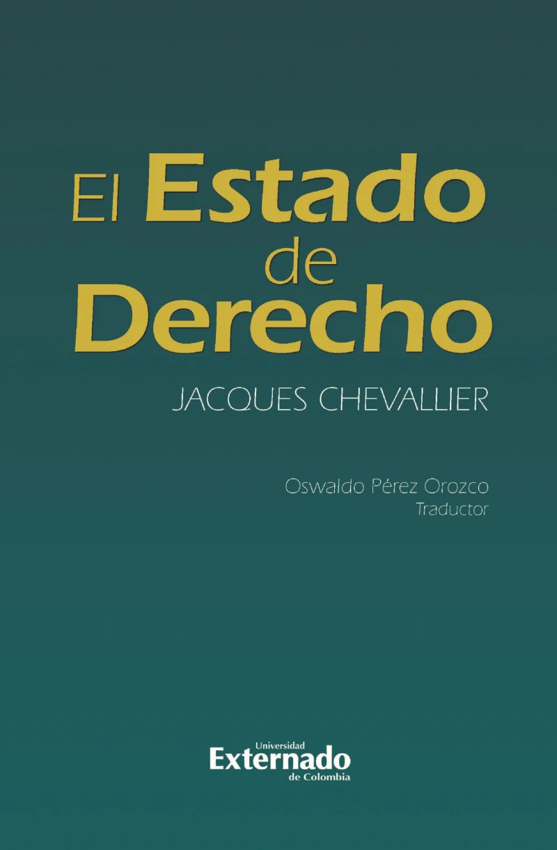 Portada: El estado de derecho