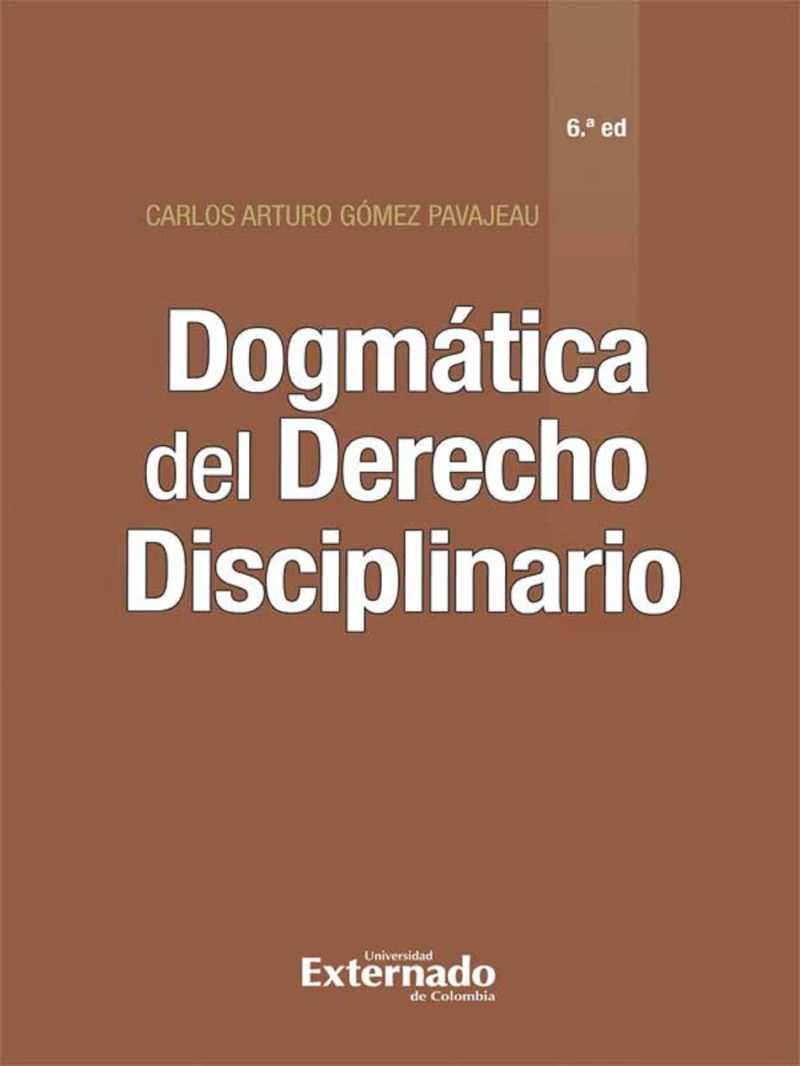 Portada: Dogmática del Derecho Disciplinario (6ª edición)