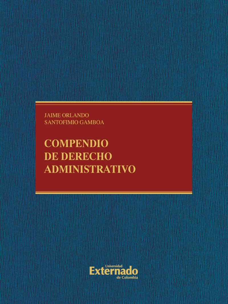 Portada: Compendio de derecho administrativo