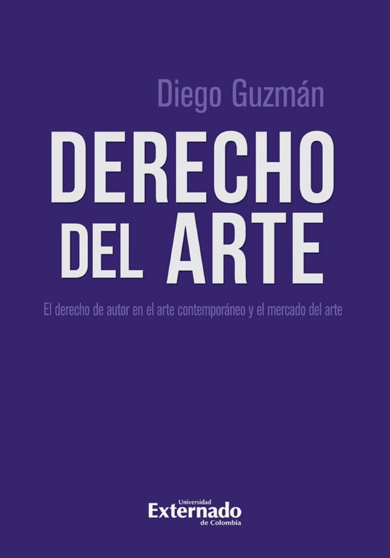 Portada: Derecho del arte