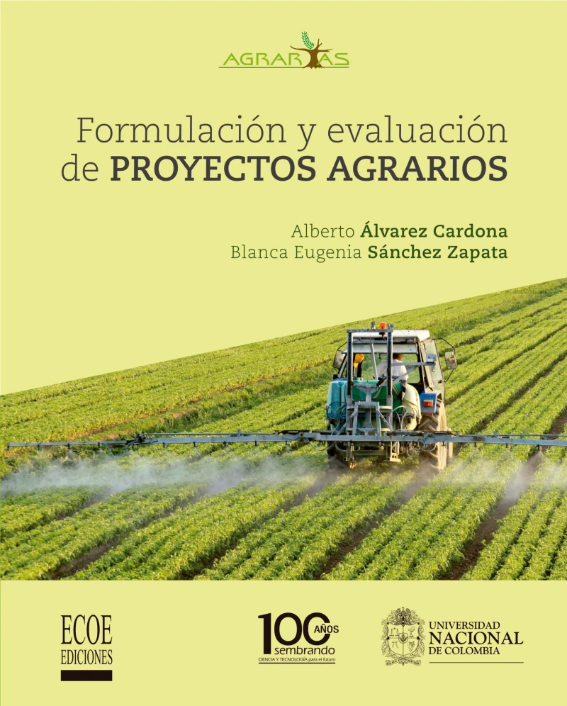 Portada: Formulación y Evaluación de proyectos agrarios