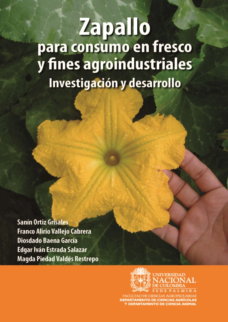 Portada: Zapallo para consumo en fresco y fines agroindustriales: Investigación y desarrollo