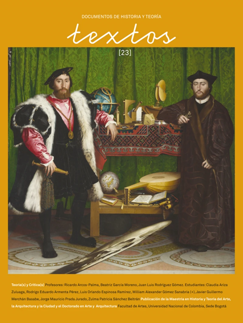 Portada: Textos 23. Documentos de historia y teoría
