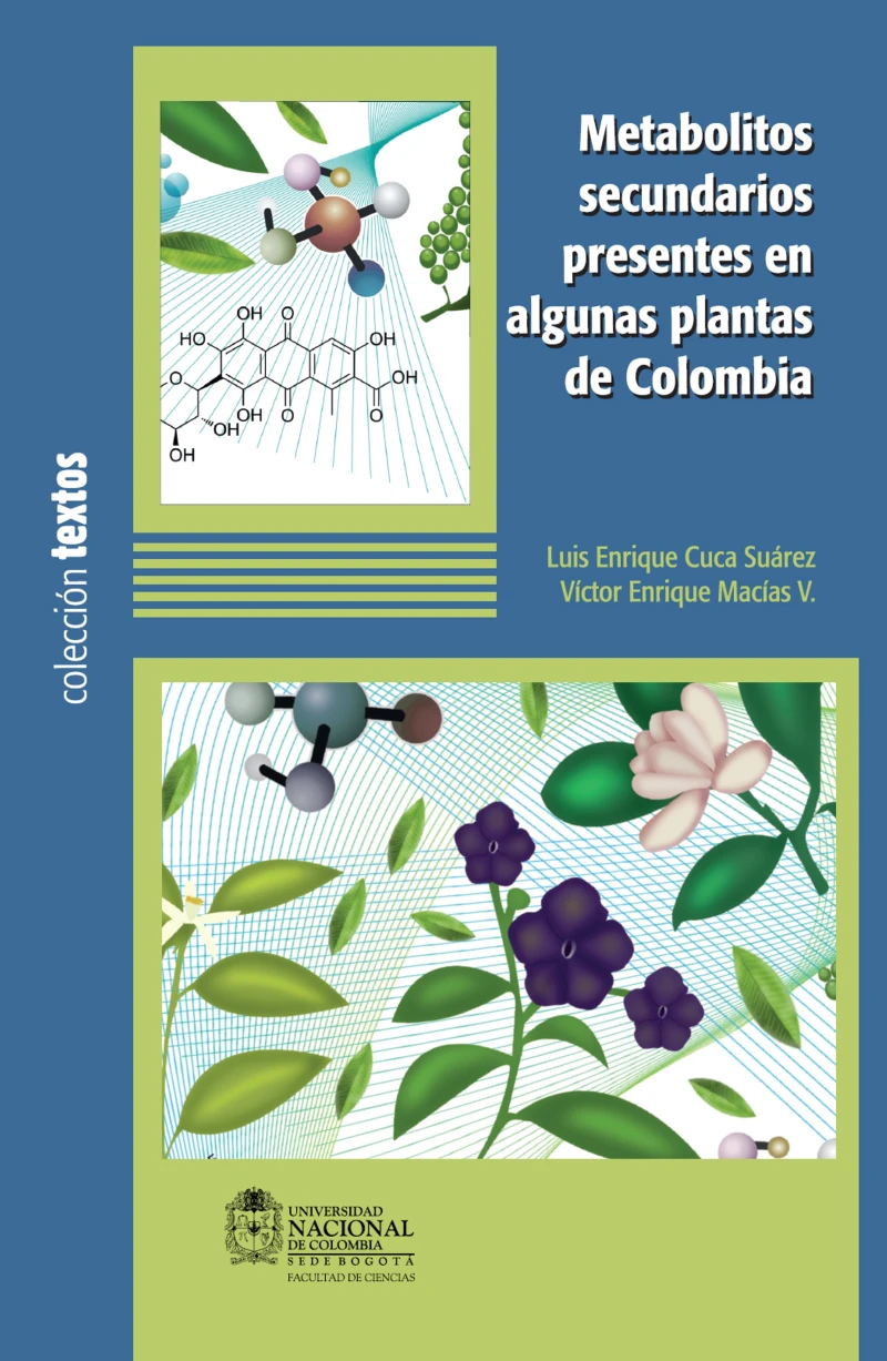 Portada: Metabolitos secundarios presentes en algunas plantas de Colombia