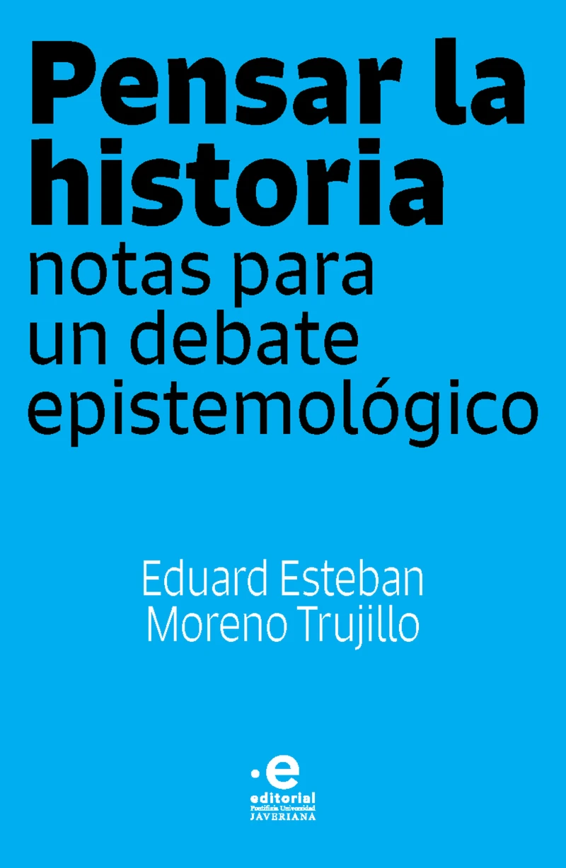 Portada: Pensar la historia