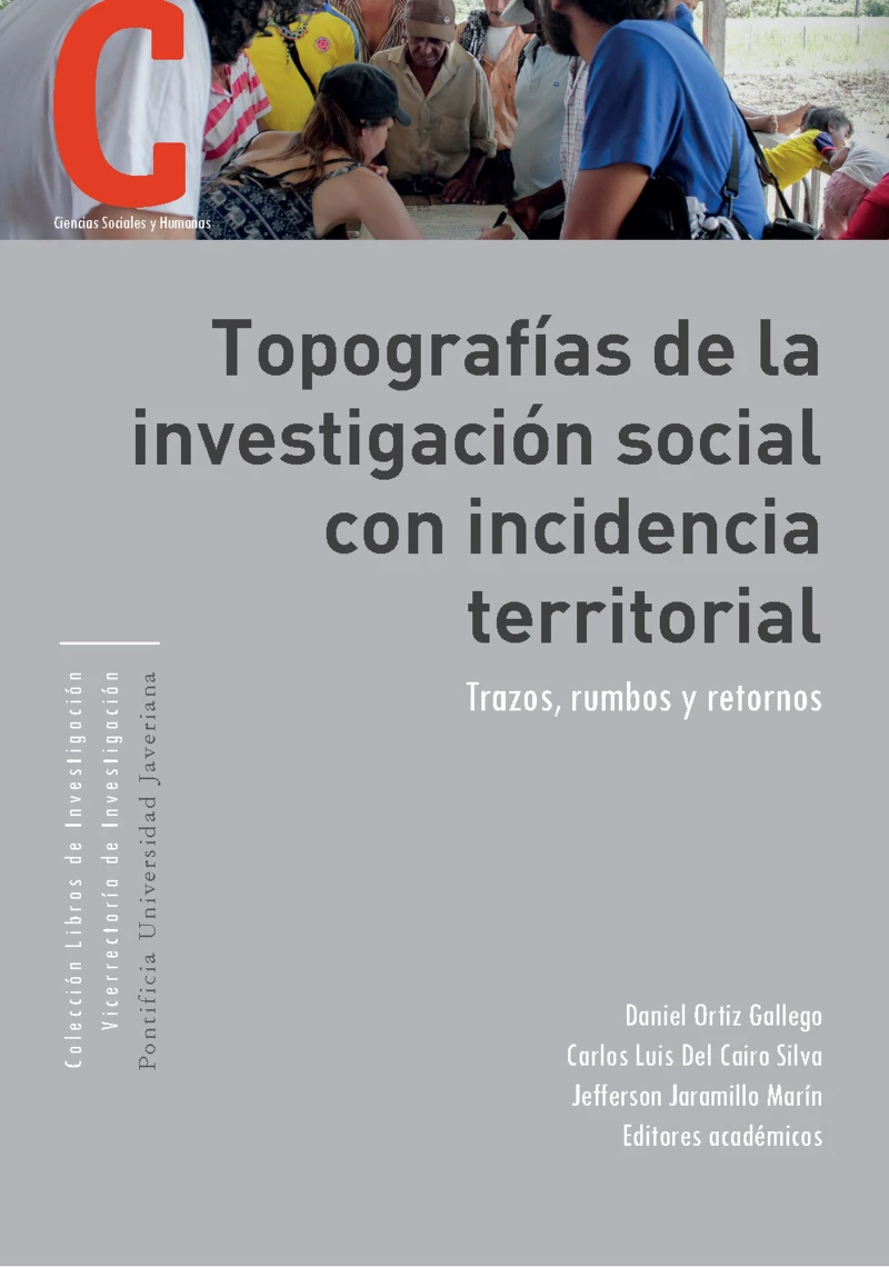Portada: Topografías de la investigación social con incidencia territorial