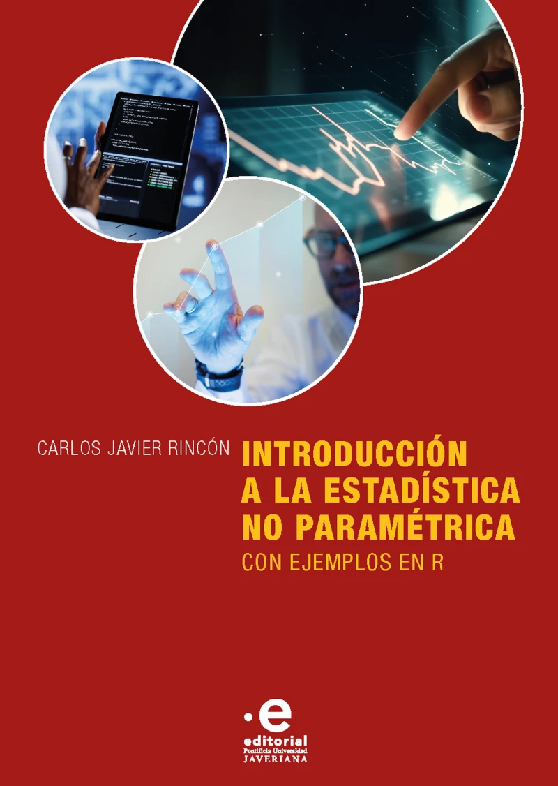 Portada: Introducción a la estadística no paramétrica con ejemplos en R