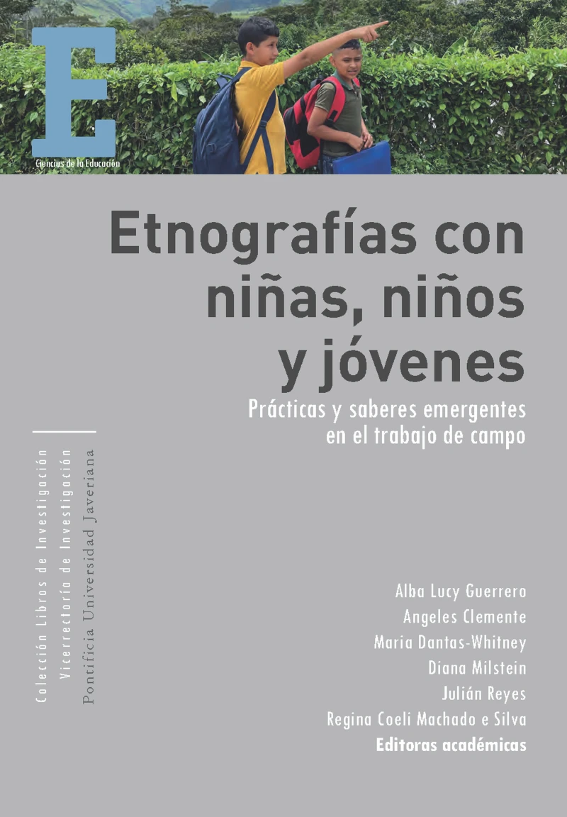 Portada: Etnografías con niñas, niños y jóvenes