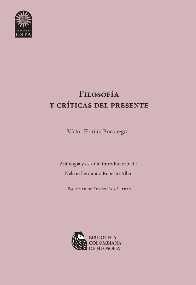 Portada: Filosofía y crítica del presente