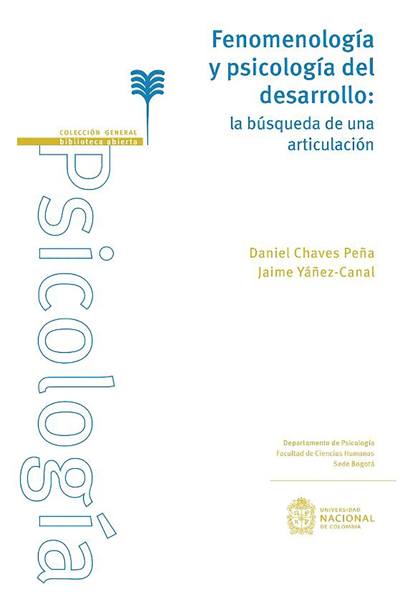 Portada: Fenomenología y psicología del desarrollo